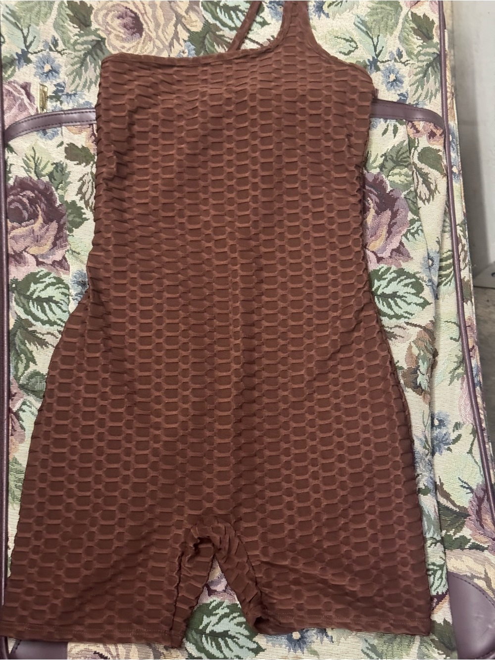 0ne shoulder strap romper -size XS